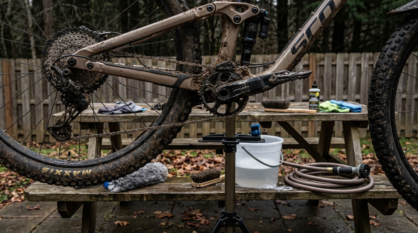 Entretien du VTT après une sortie dans la boue : la routine qui préserve votre vélo