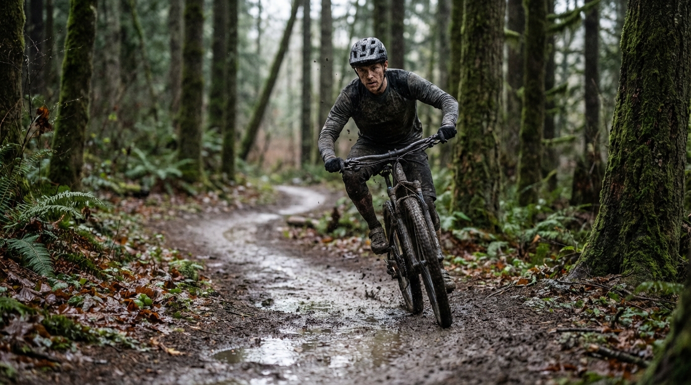 Rouler sous la pluie et dans la boue : techniques et ajustements pour ne pas se planter